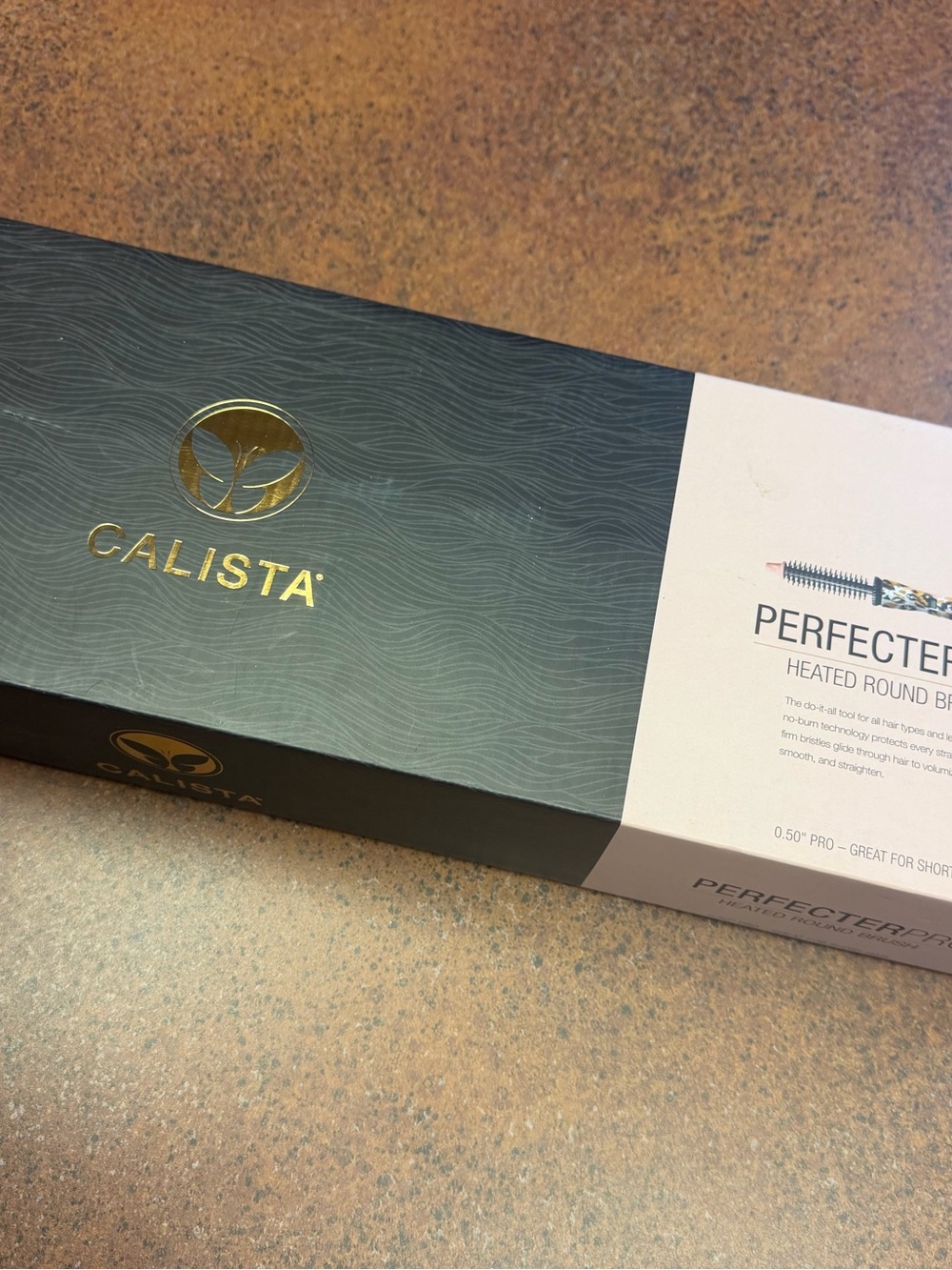 Calista Perfecter Pro .5” LEOPARD Heated Round Brush - BRAND NEW/NEVER USED